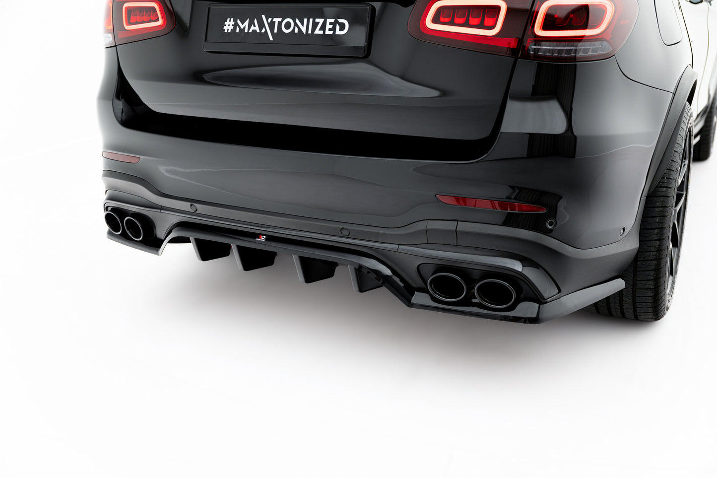 Bagerste splitter (med vertikale bars) Mercedes-AMG GLC 43 SUV X253 Facelift