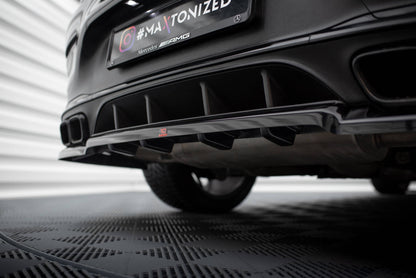 Bagerste splitter (med vertikale bars) Mercedes-AMG GLC 63 Coupe C253 Facelift