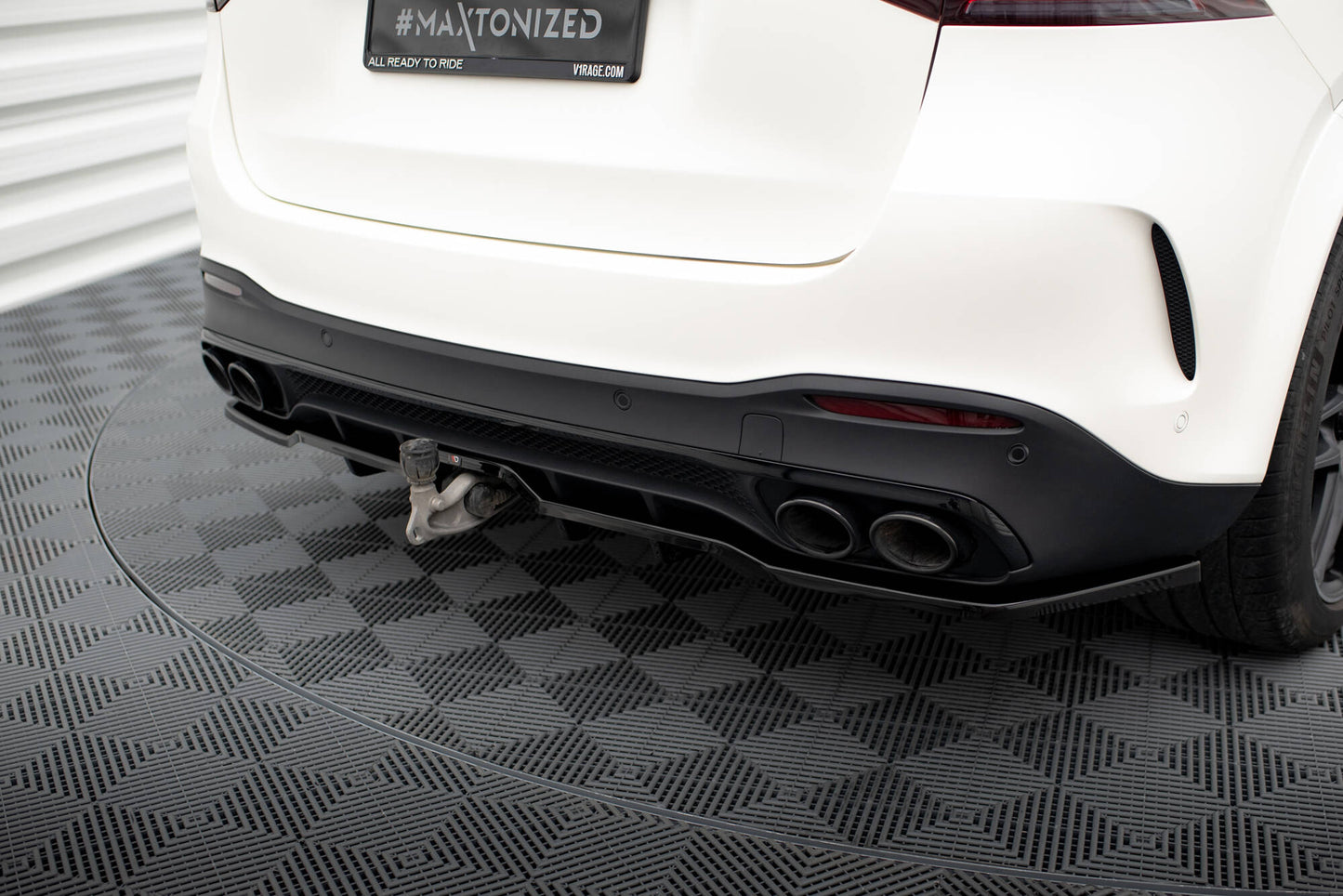 Bagerste splitter (med vertikale bars) Mercedes-AMG GLE 53 / 63 W167 / W167 Facelift