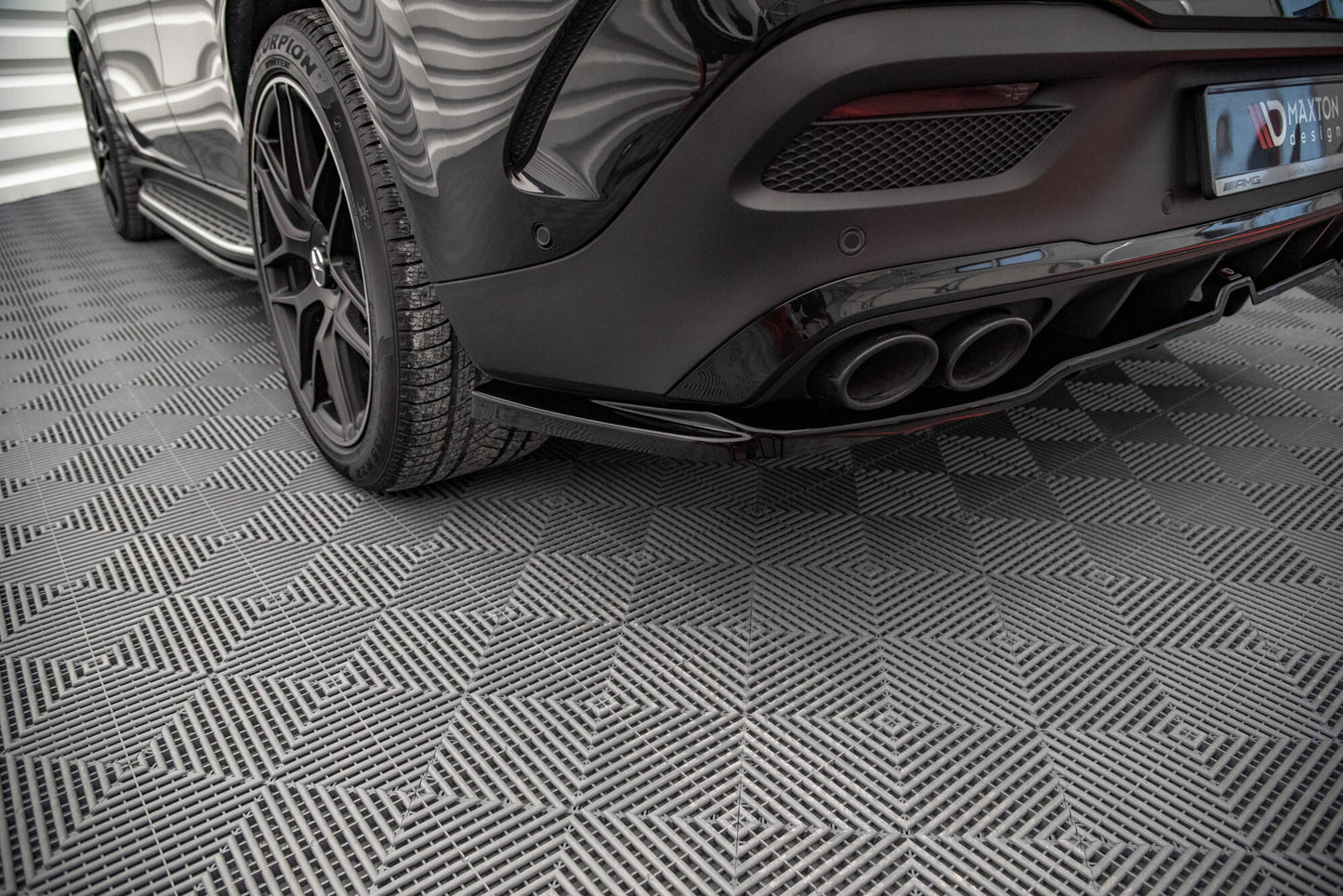 Bagerste splitter (med vertikale bars) Mercedes-AMG GLE 53 Coupe C167 / C167 Facelift