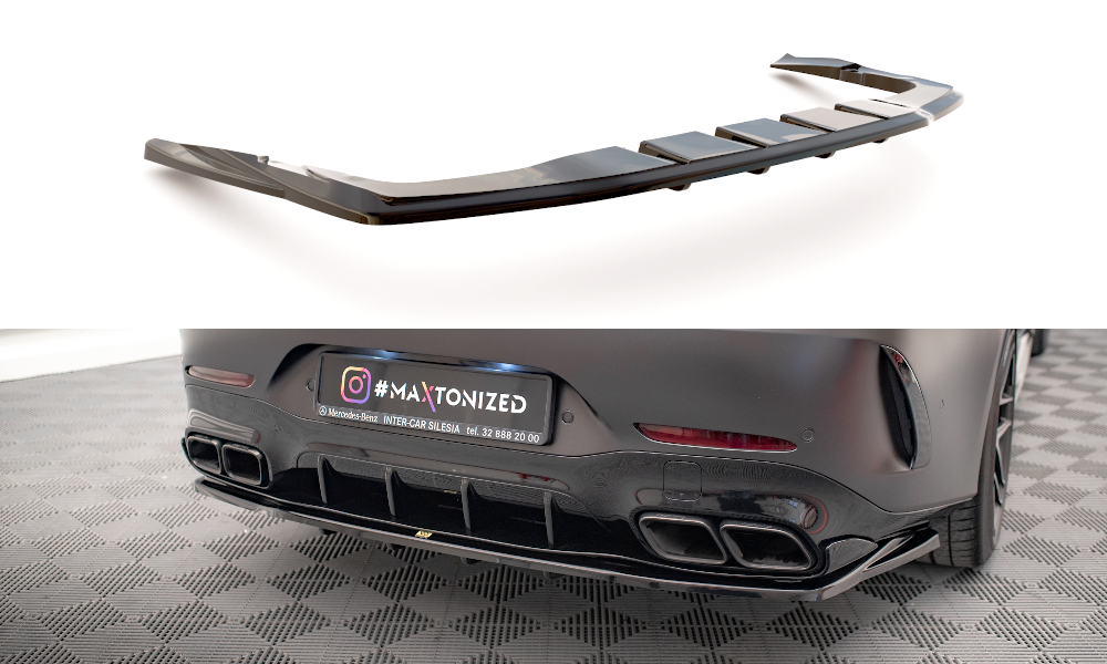 Bagerste splitter (med vertikale bars) Mercedes-AMG GT 63S 4-Door Coupe Aero