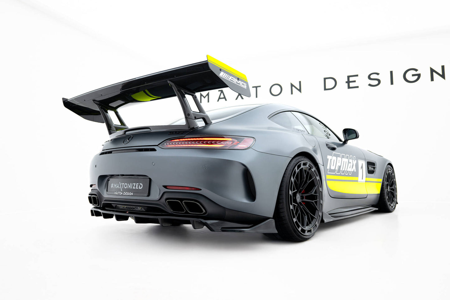 Bagerste splitter (med vertikale bars) Mercedes-AMG GT C C190 Facelift