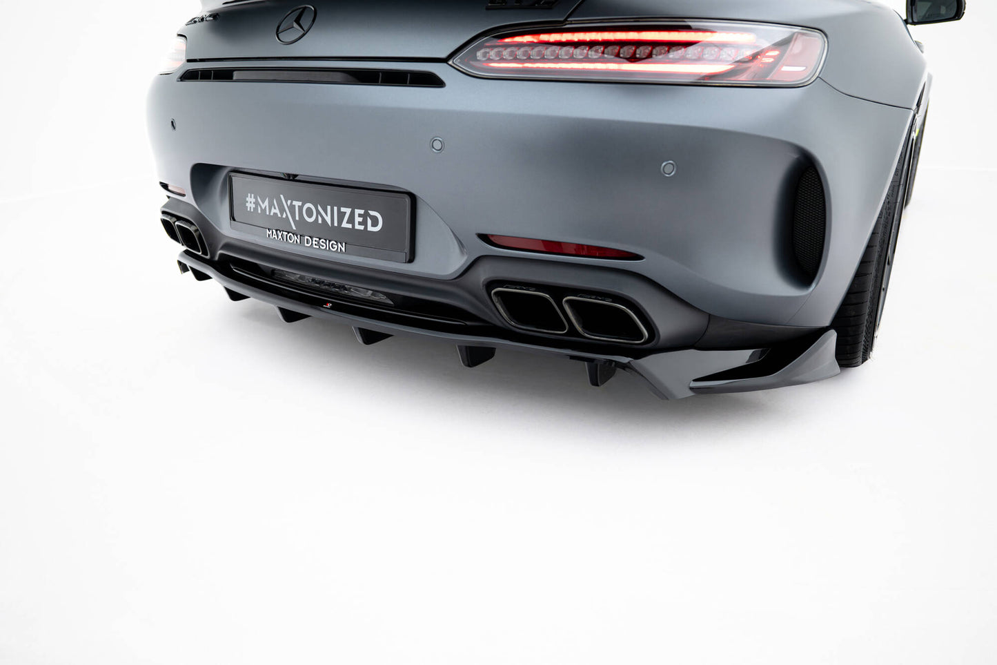 Bagerste splitter (med vertikale bars) Mercedes-AMG GT C C190 Facelift