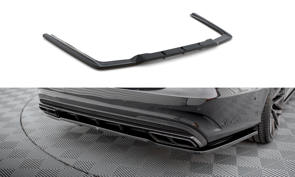 Bagerste splitter (med vertikale bars) Mercedes-Benz E63 AMG Sedan W212 Facelift