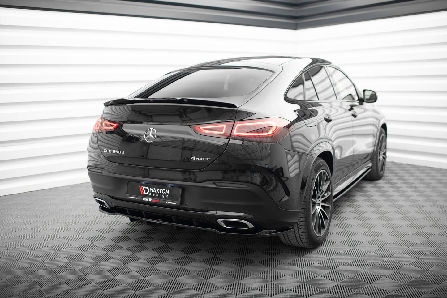 Bagerste splitter (med vertikale bars) Mercedes-Benz GLE Coupe AMG-Line C167 / C167 Facelift