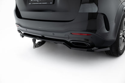 Bagerste splitter (med vertikale bars) Mercedes-Benz GLE SUV AMG-Line W167 / W167 Facelift