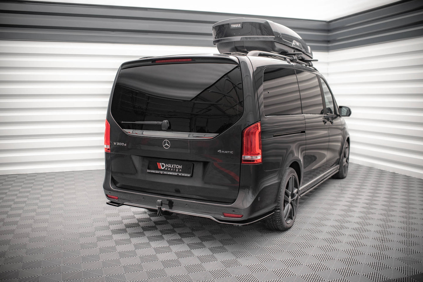 Bagerste splitter (med vertikale bars) Mercedes-Benz V-Class AMG-Line W447 Facelift
