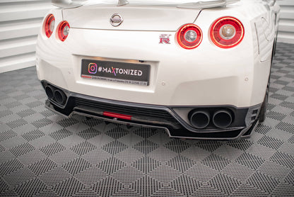 Bagerste splitter (med vertikale bars) Nissan GTR R35 Facelift