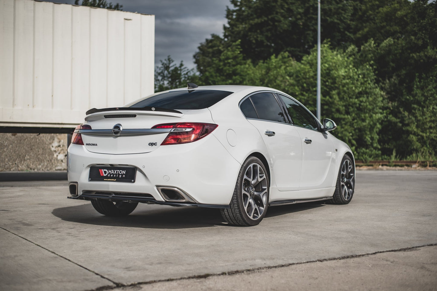 Bagerste splitter (med vertikale bars) Opel Insignia Mk. 1 OPC Facelift