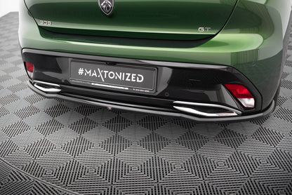 Bagerste splitter (med vertikale bars) Peugeot 308 GT Hatchback Mk3