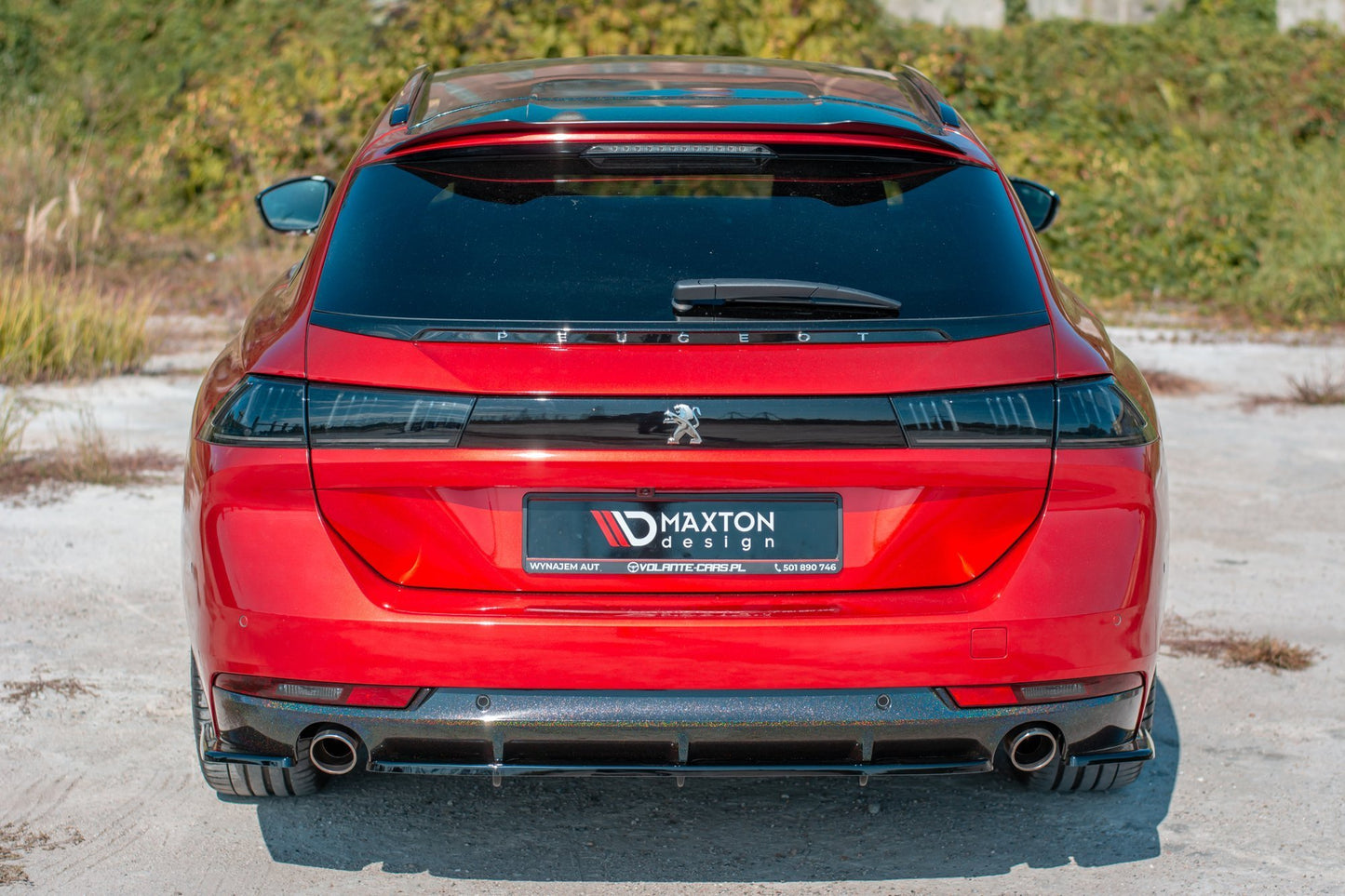 Bagerste splitter(med vertikale bars) Peugeot 508 Petrol Mk2