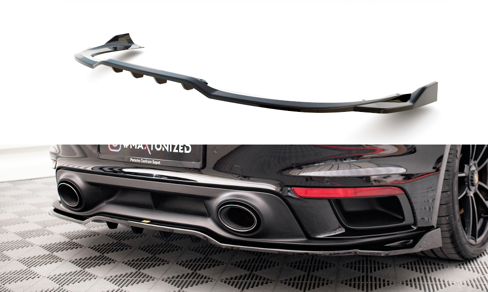 Bagerste splitter (med vertikale bars) Porsche 911 Turbo S 992