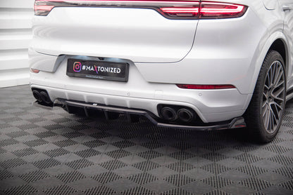 Bagerste splitter (med vertikale bars) Porsche Cayenne Coupe / SUV Mk3