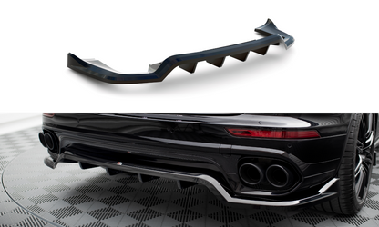 Bagerste splitter (med vertikale bars) Porsche Cayenne Mk2 Facelift