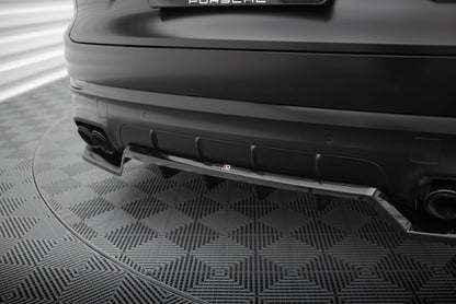 Bagerste splitter (med vertikale bars) Porsche Cayenne Sport Design Mk3