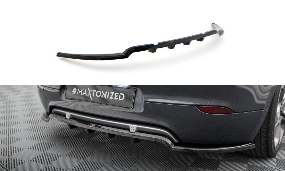 Bagerste splitter (med vertikale bars) Renault Megane GT MK3 Facelift