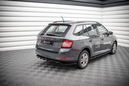 Bagerste splitter (med vertikale bars) Skoda Fabia Combi Mk3 Facelift