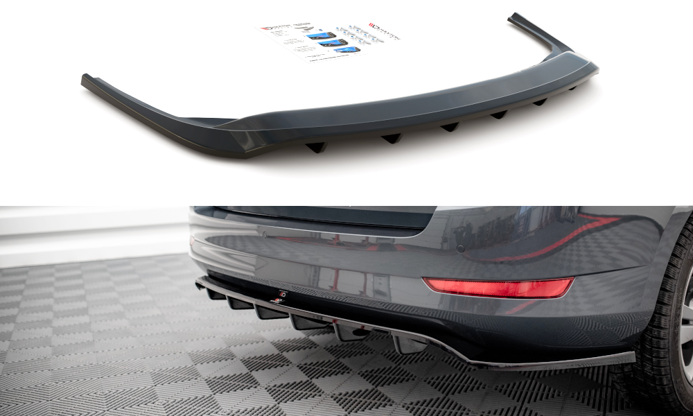 Bagerste splitter (med vertikale bars) Skoda Fabia Combi Mk3 Facelift