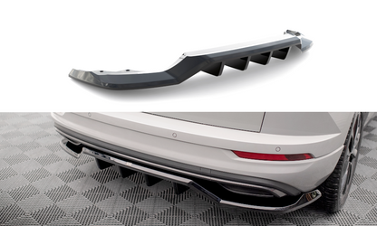 Bagerste splitter (med vertikale bars) Skoda Karoq Sportline Mk1 Facelift