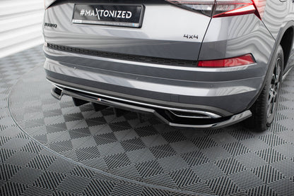 Bagerste splitter (med vertikale bars) Skoda Kodiaq Sportline Mk1 / Mk1 Facelift
