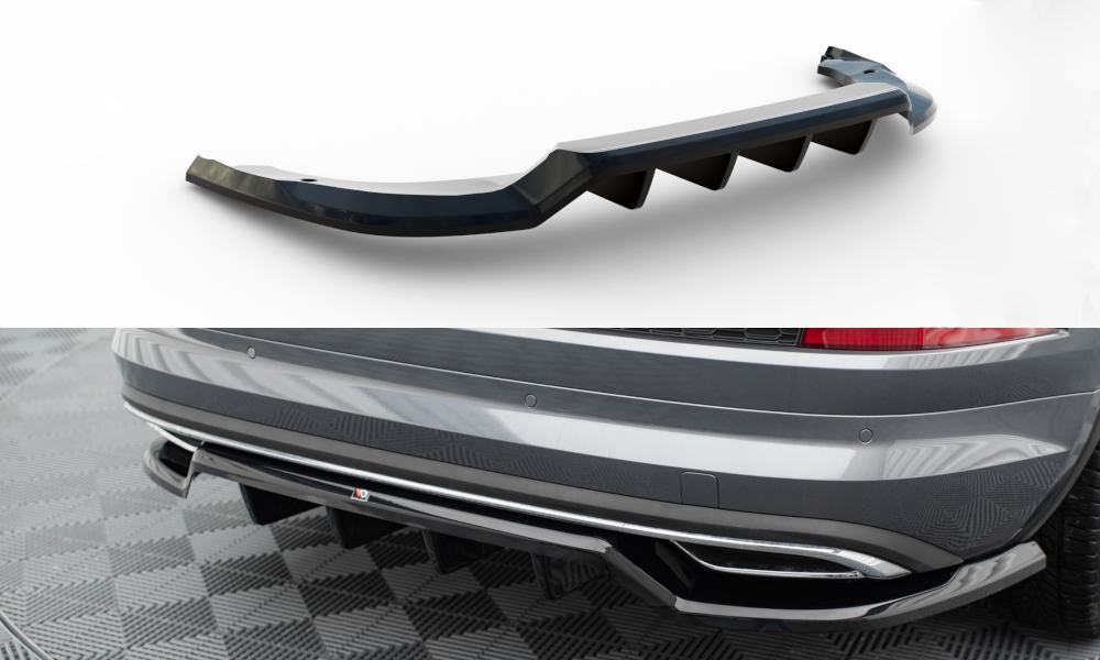 Bagerste splitter (med vertikale bars) Skoda Kodiaq Sportline Mk1 / Mk1 Facelift