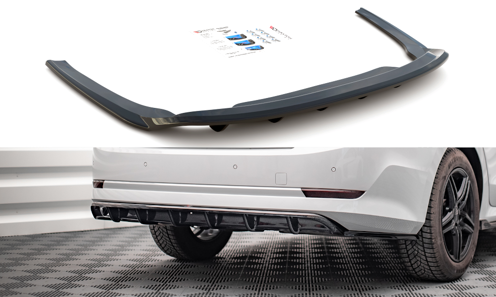Bagerste splitter (med vertikale bars) Skoda Octavia Mk4