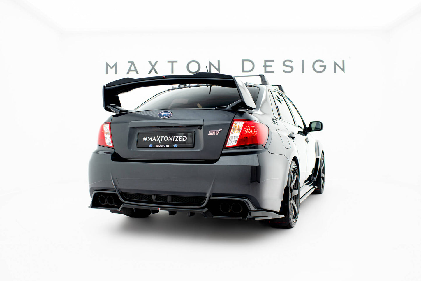 Bagerste splitter (med vertikale bars) Subaru Impreza WRX STI Mk3 Facelift