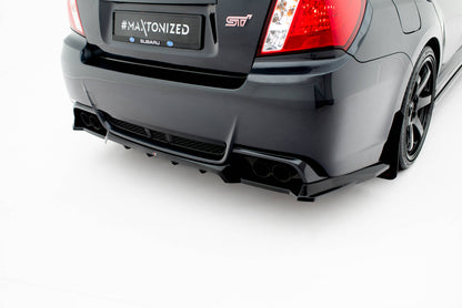 Bagerste splitter (med vertikale bars) Subaru Impreza WRX STI Mk3 Facelift