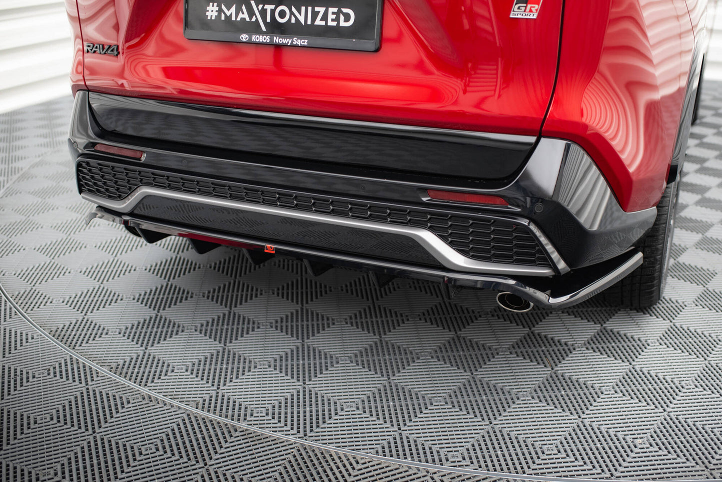 Bagerste splitter (med vertikale bars) Toyota RAV4 GR Sport Mk5