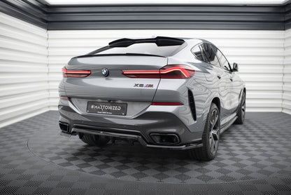 Bagerste splitter (med vertikale bars) V.1 BMW X6 M-Pack G06 Facelift