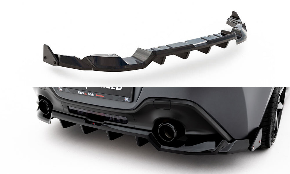 Bagerste splitter (med vertikale bars) V.1 + Flaps Toyota GR86 Mk1