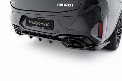 Bagerste splitter (med vertikale bars) V.2 BMW X4 M-Pack G02 Facelift