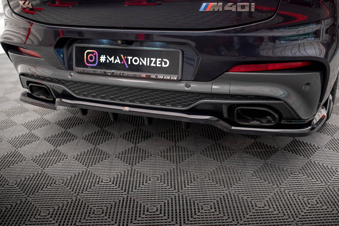 Bagerste splitter (med vertikale bars) V.2 BMW X4 M40i G02