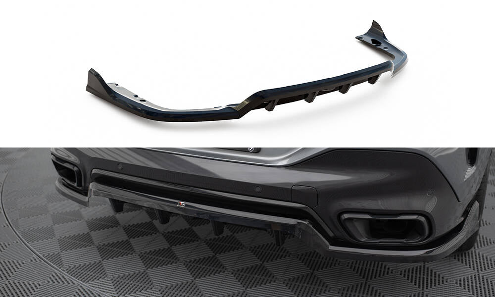 Bagerste splitter (med vertikale bars) V.2 BMW X6 M-Pack G06 Facelift