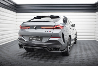 Bagerste splitter (med vertikale bars) V.2 BMW X6 M-Pack G06 Facelift