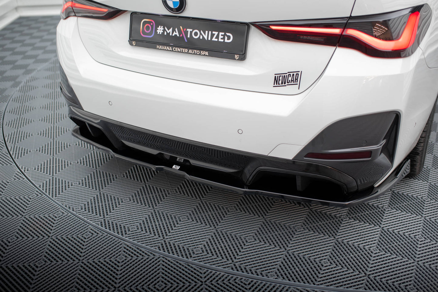 Bagerste splitter (med vertikale bars) V.2 BMW i4 M-Pack G26