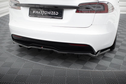 Bagerste splitter (med vertikale bars) V.2 Tesla Model S Plaid Mk1 Facelift