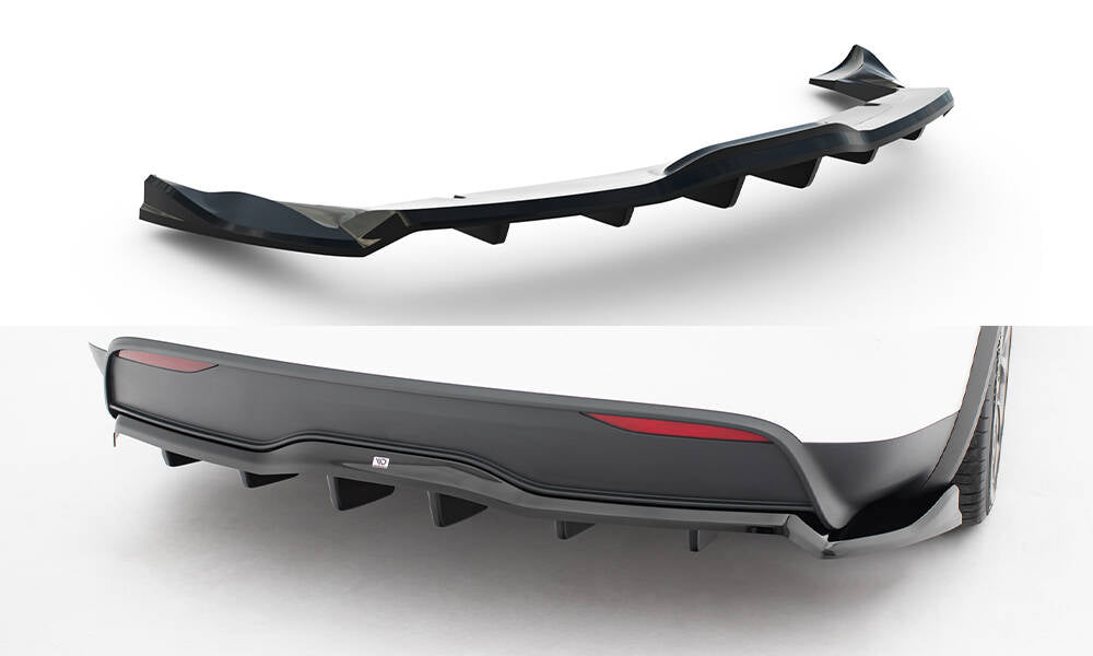Bagerste splitter (med vertikale bars) V.2 Tesla Model X Mk1 Facelift