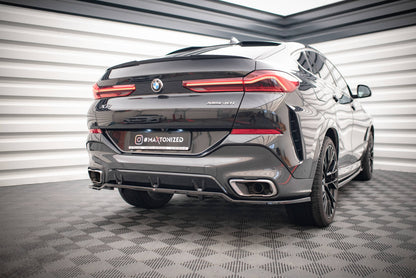 Bagerste splitter (med vertikale bars) V.3 BMW X6 M-Pack G06