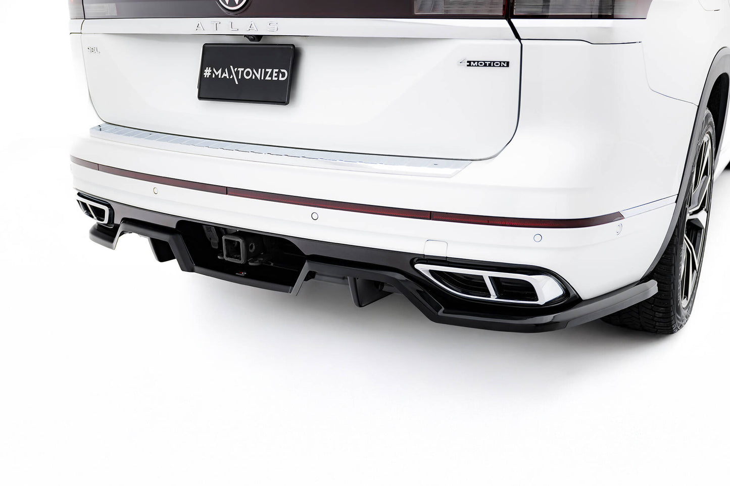 Bagerste splitter (med vertikale bars) Volkswagen Atlas R-Line Mk1 Facelift 2