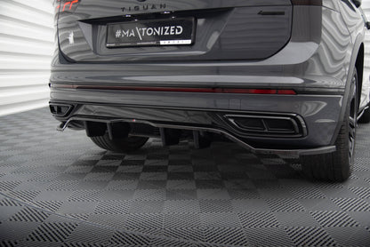 Bagerste splitter (med vertikale bars) Volkswagen Tiguan R-Line Mk2 Facelift