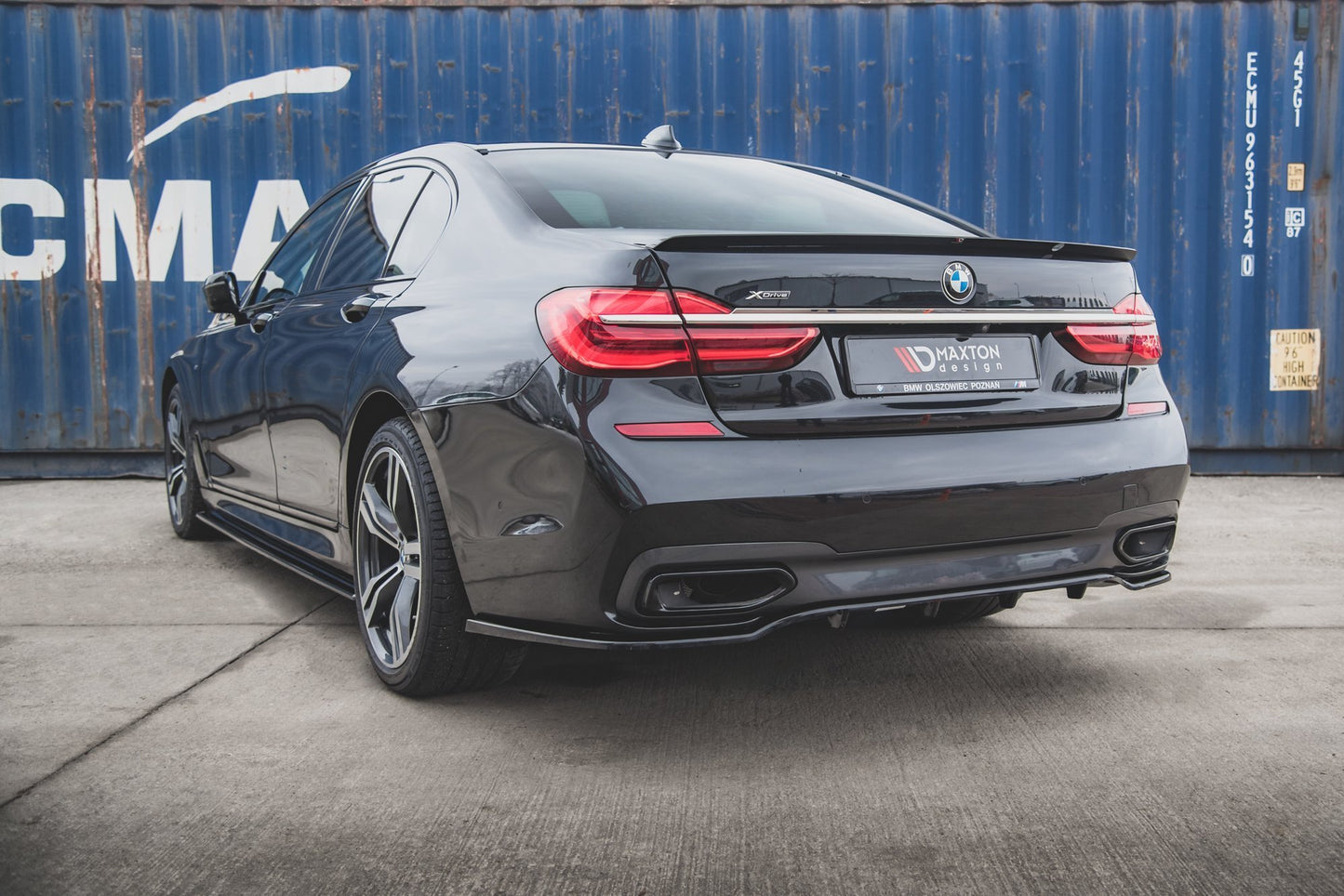 Bagerste splitter (med vertikale bars) til BMW 7 M-Pack G11 /G12