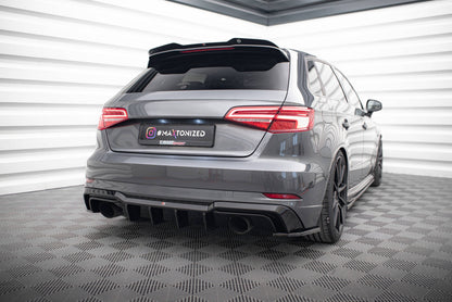 Bagerste diffuser Audi A3 S-Line Sportback 8V Facelift (Version med single exhausts on both sides)