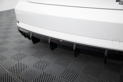 Bagerste diffuser Audi A3 Sedan 8V Facelift (Version med dual exhaust tips on one side)