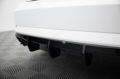 Bagerste diffuser Audi A3 Sedan 8V Facelift (Version med single exhaust tips on both sides)