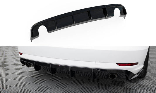 Bagerste diffuser Audi A3 Sedan 8V Facelift (Version med single exhaust tips on both sides)