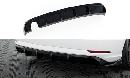 Bagerste diffuser Audi A3 Sedan 8V Facelift (Version med single exhaust tips on one side)