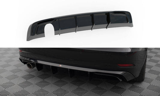 Bagerste diffuser Audi A3 Sportback 8V Facelift (Version med one exhaust tip on single side)