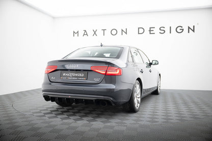 Bagerste diffuser Audi A4 B8 Facelift (Version med single exhausts on both sides)