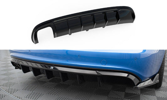 Bagerste diffuser Audi A4 S-Line Sedan / Avant B8 (Version med dual exhaust tips on one side)